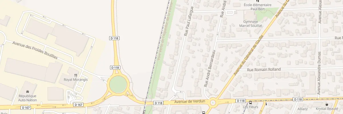 Plan du 65 Rue Paul Lafargue à Paray-Vieille-Poste