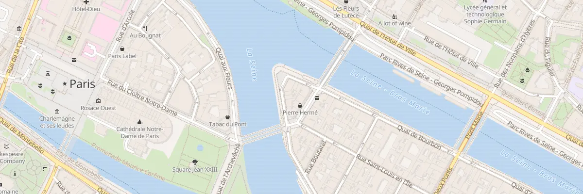 Plan du 51 Quai de Bourbon à Paris 4e Arrondissement