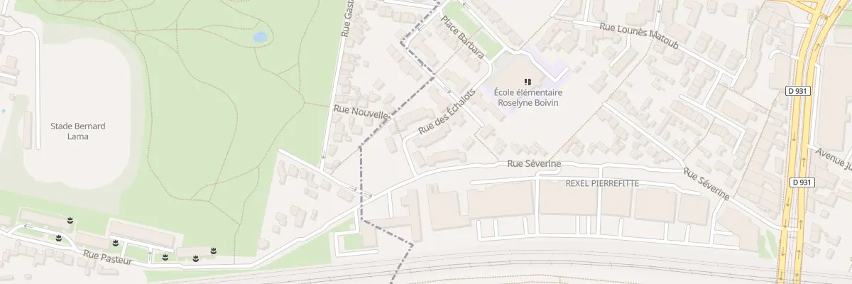 Plan du 55 Rue des Échalots à Saint-Denis