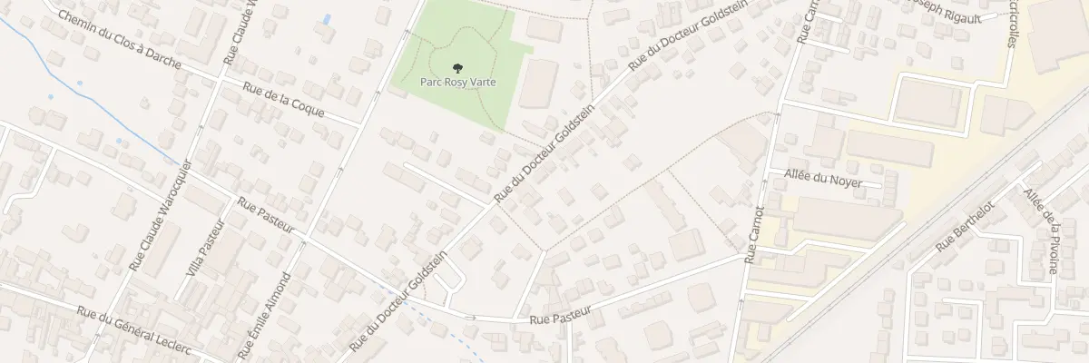 Plan du 10 Rue du Docteur Goldstein à Groslay