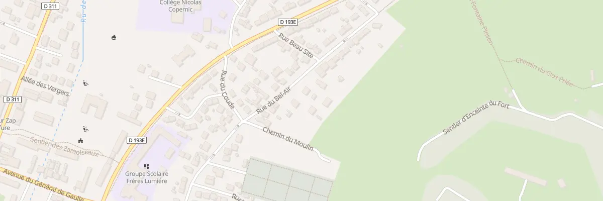 Plan du 56 Rue du Bel-Air à Montmagny