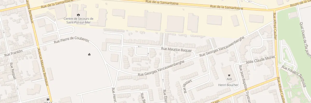 Plan du 2 Rue Maurice Baquet Saint Pol à Dunkerque