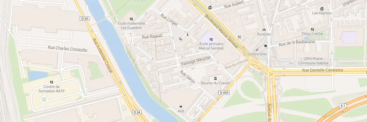 Plan du 20 Rue Samson à Saint-Denis