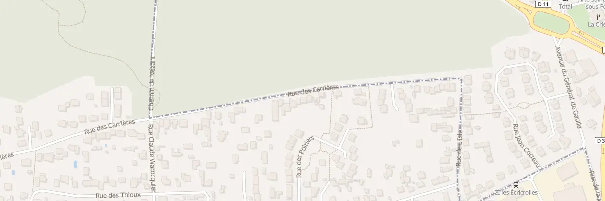 Plan du 116 Rue des Carrières à Groslay