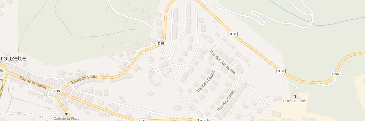 Plan du 1 Rue du Malous à Lacrouzette
