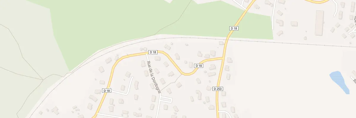Plan du 8 Av du Lac à Ytrac