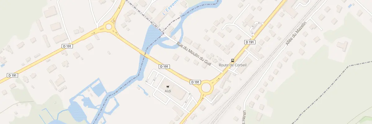 Plan du 6 Rue du Moulin du Gué à Baulne