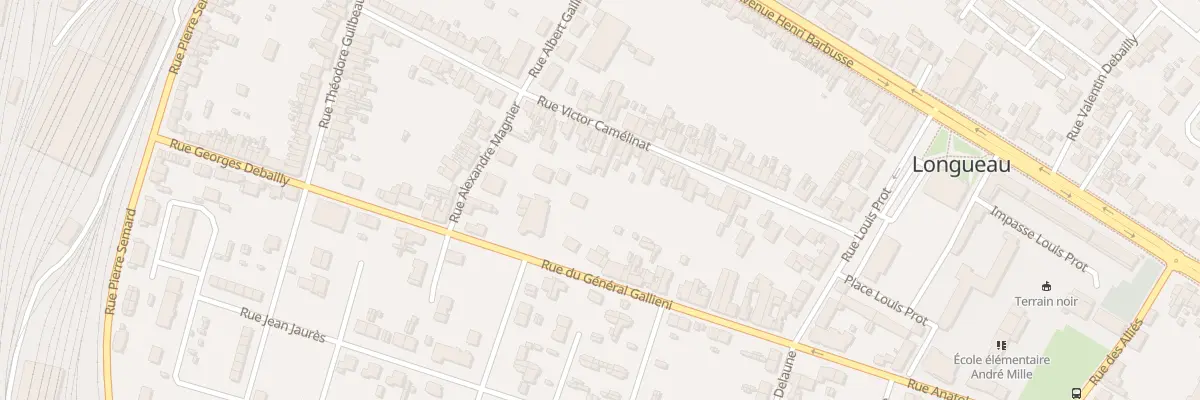 Plan du 38 Rue Victor Camélinat à Longueau
