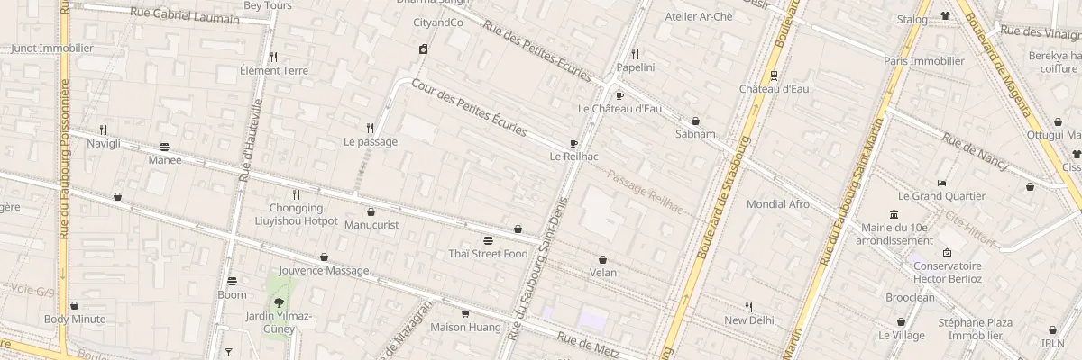 Plan du 59 Rue du Faubourg Saint-Denis à Paris 10e Arrondissement