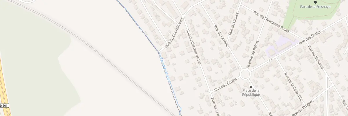 Plan du 67 Rue du Chemin de Fer à Ézanville