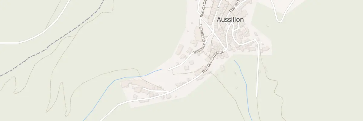 Plan du 130 Imp du Moulin à Aussillon