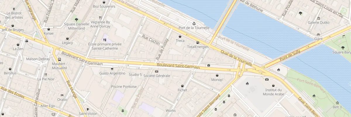 Plan du 20 Bd Saint-Germain à Paris 5e Arrondissement