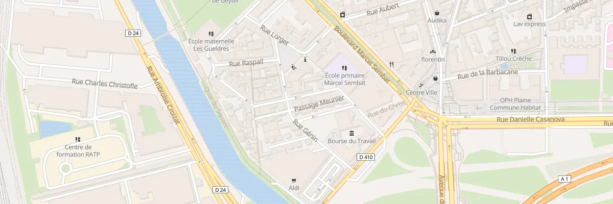 Plan du 22 Rue Samson à Saint-Denis