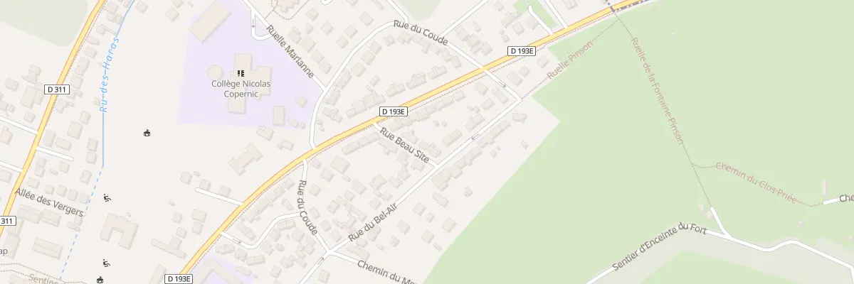 Plan du 5 Rue du Beau Site à Montmagny