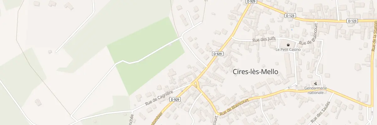 Plan du 38 Rue du Colombier à Cires-lès-Mello