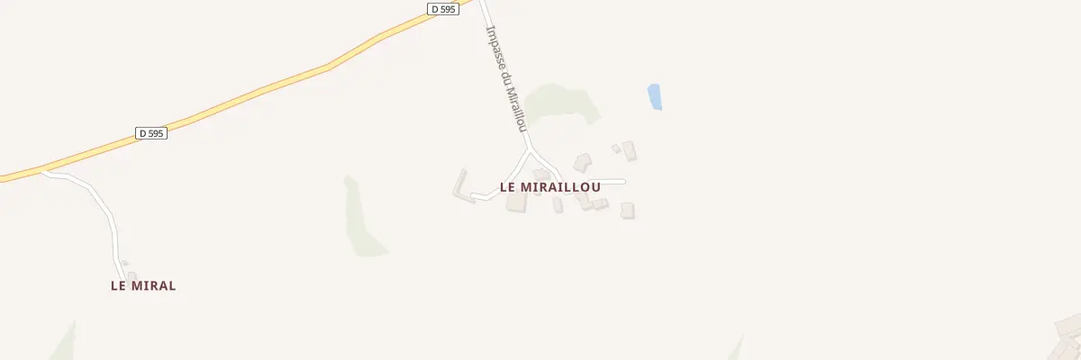 Plan du 5188 Le Miraillou à Goutrens
