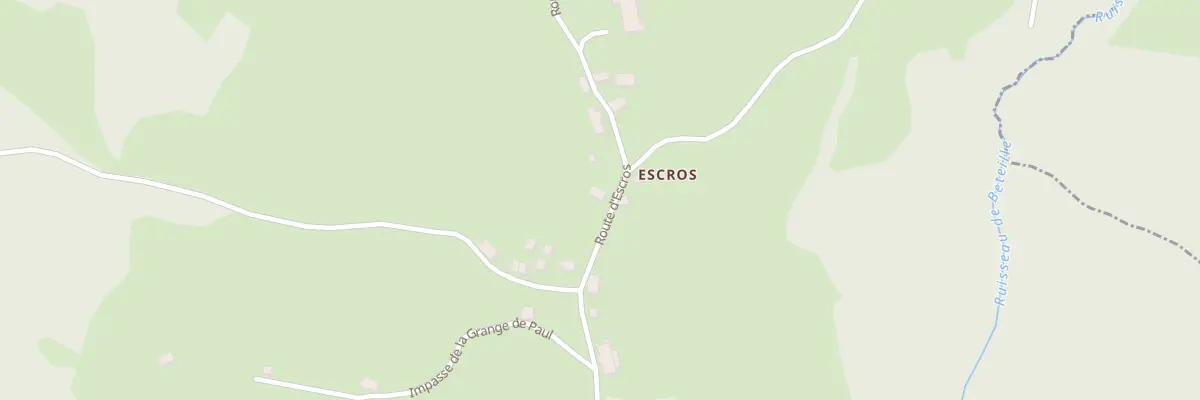 Plan du 5010 Escros à Sourniac
