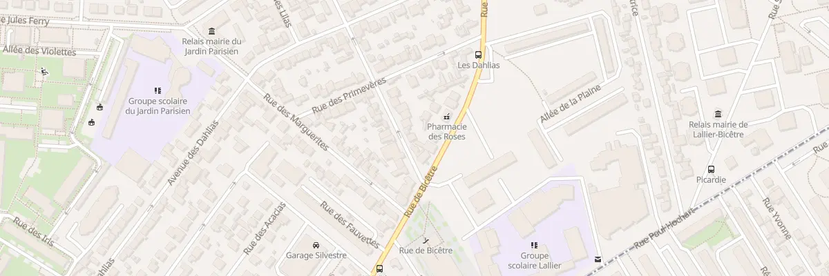 Plan du 6 Rue des Tulipes à L’Haÿ-les-Roses
