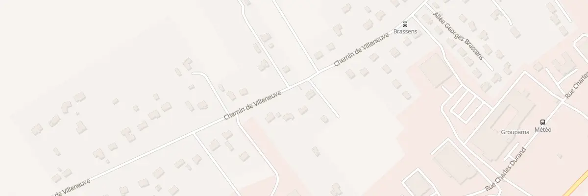 Plan du 229 Che de Villeneuve à Bourges