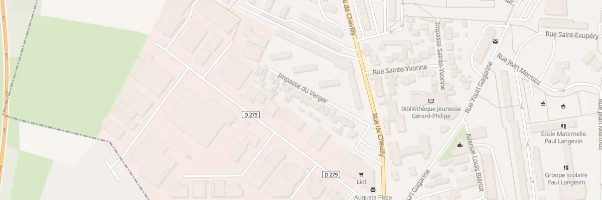 Plan du 25 Imp du Verger à Villejuif