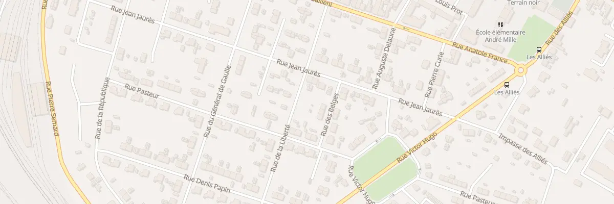 Plan du 133 Rue des Belges à Longueau