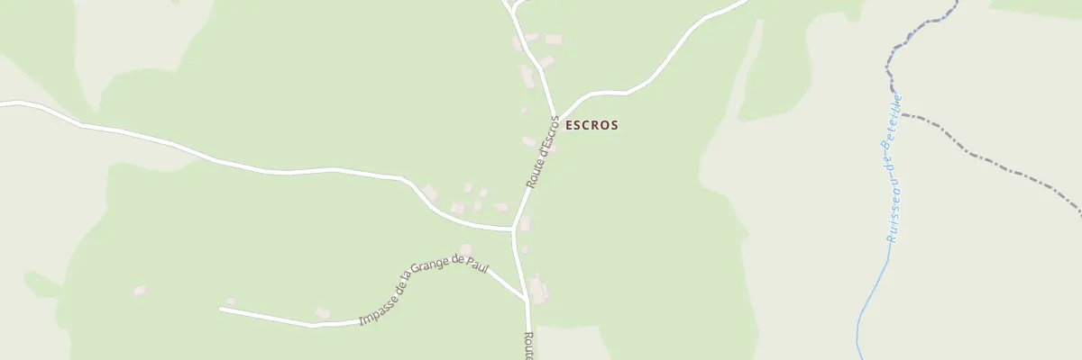 Plan du 5008 Escros à Sourniac