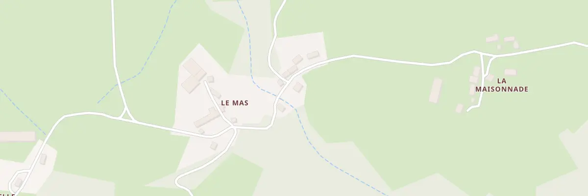 Plan du 8 Le Mas à Tardes