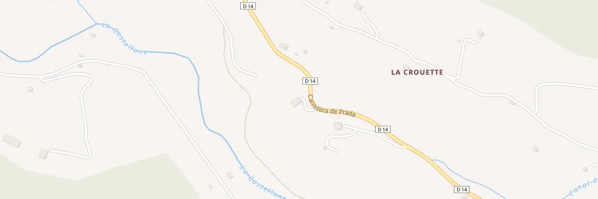 Plan du 240 La Crouette à Mosset
