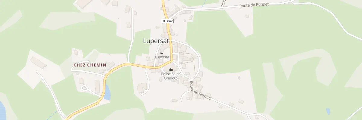Plan du 2 Rue de la Boulangerie à Lupersat