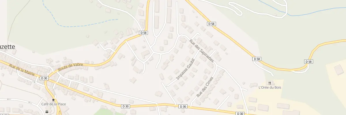 Plan du 8 Rue du Malous à Lacrouzette