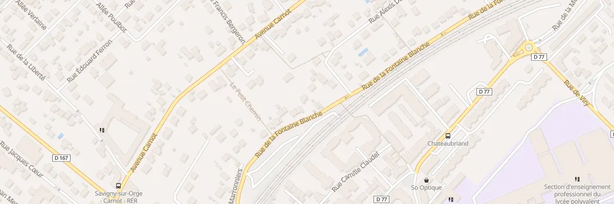 Plan du 17B Rue de la Fontaine Blanche à Savigny-sur-Orge