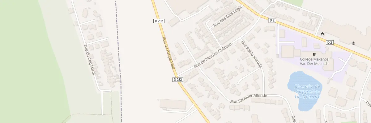 Plan du 35 Rue de l’Ancien Chateau à Cappelle-la-Grande