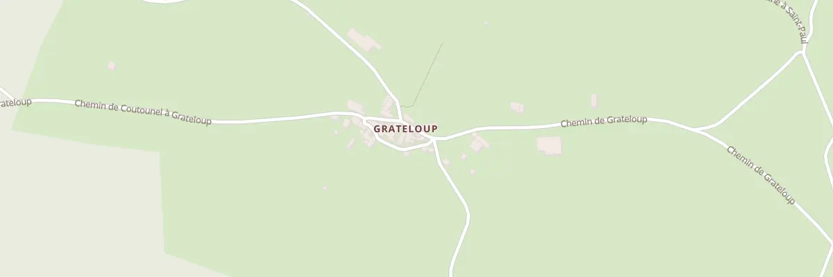 Plan du 1125 Che de Grateloup à Arifat