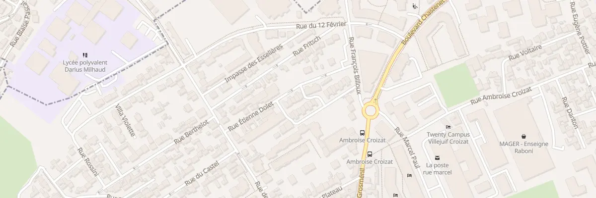 Plan du 19 Rue Etienne Dolet à Villejuif