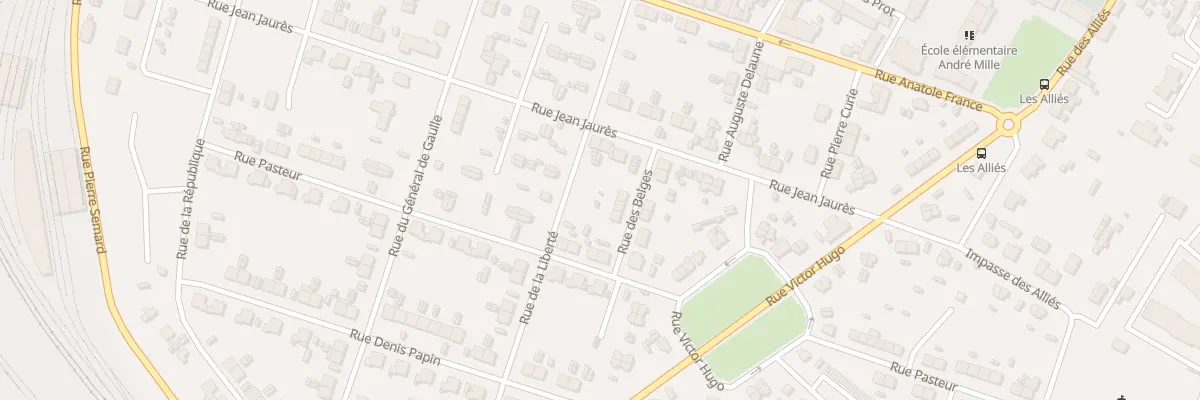 Plan du 135 Rue des Belges à Longueau