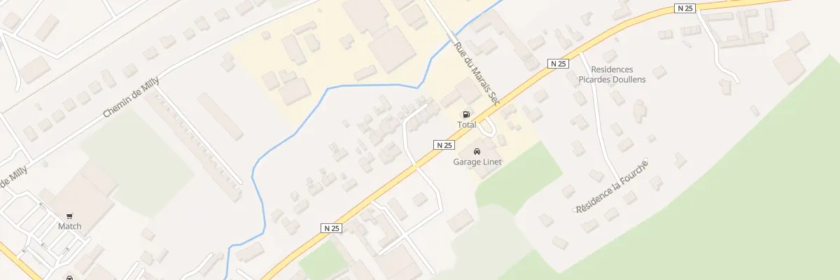Plan du 62 Av Flandre Dunkerque 40 à Doullens