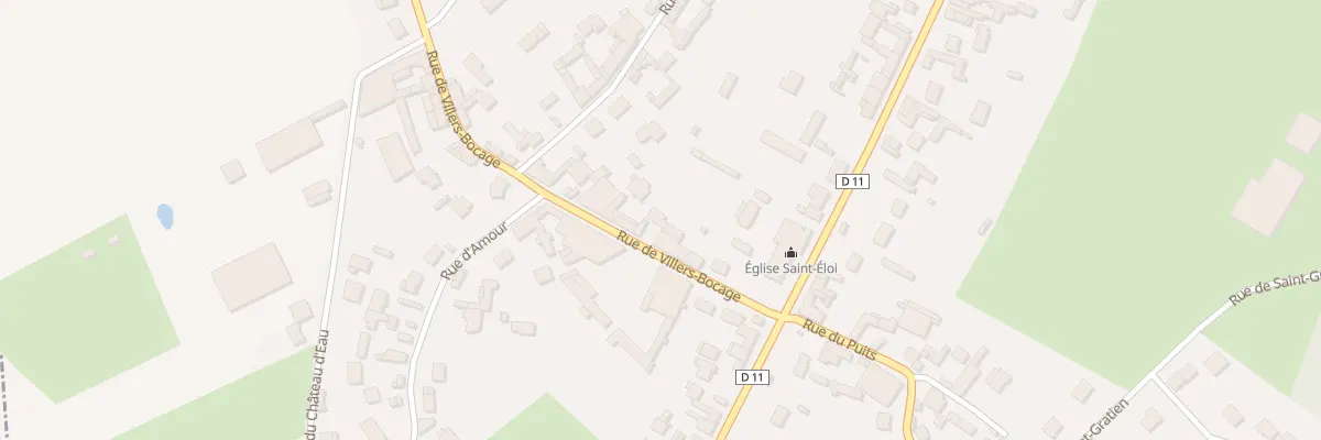Plan du 10 Rue de Villers-Bocage à Rainneville