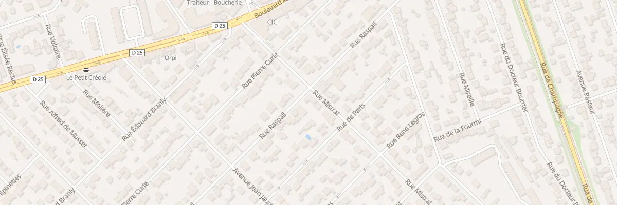 Plan du 47 Rue Mistral à Savigny-sur-Orge