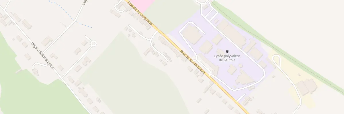 Plan du 129 Rue de Routequeue à Doullens