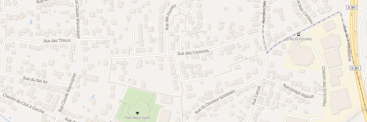 Plan du 9001 Che Carriere A Bancel à Groslay