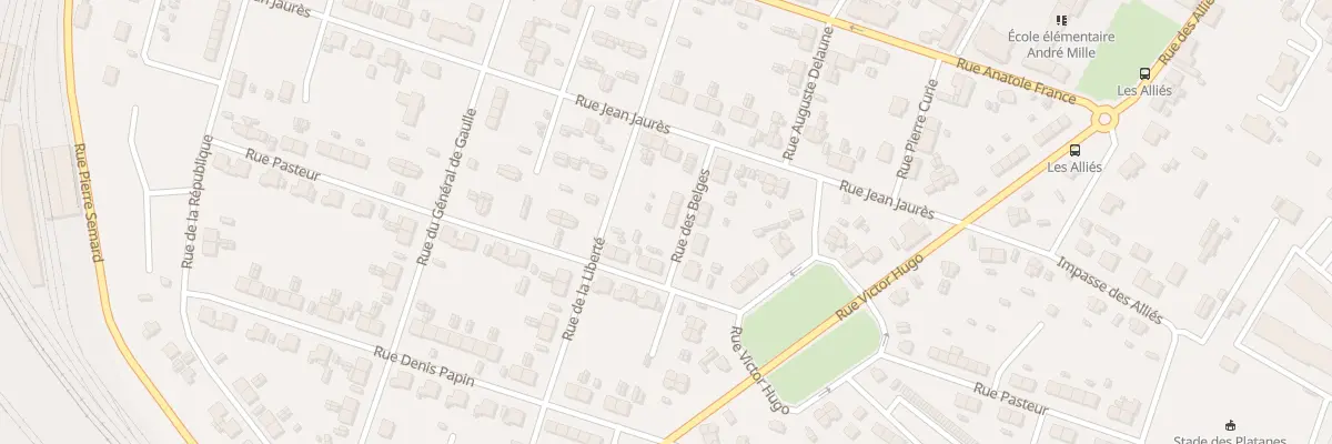 Plan du 137 Rue des Belges à Longueau