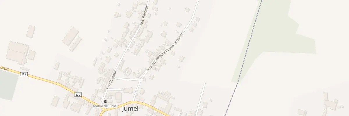 Plan du 8 Rue du Sergent Pierre Grosmy à Jumel