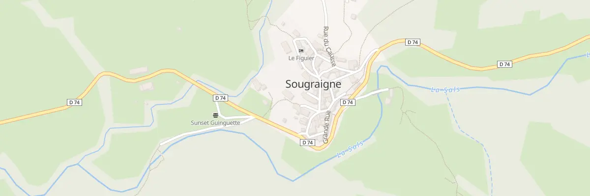 Plan du 10 Le Village à Sougraigne