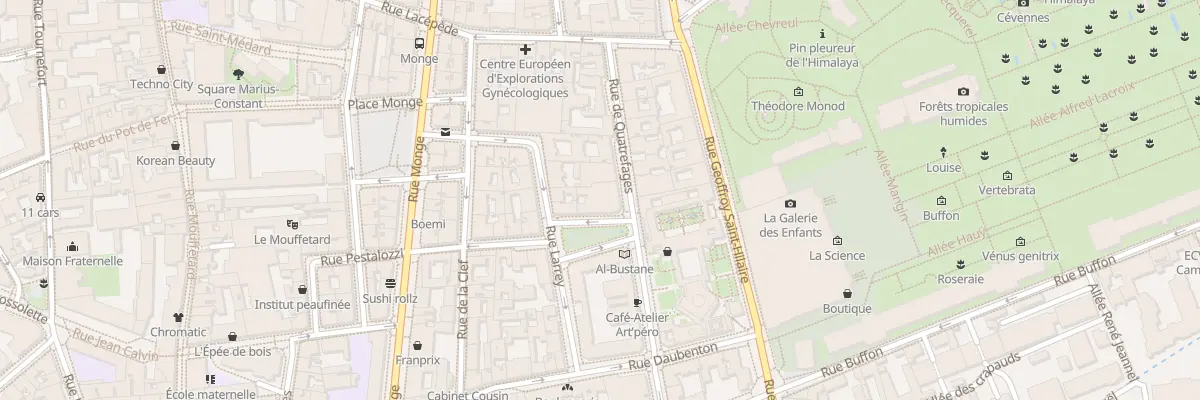Plan du 2 Pl du Puits de l’Ermite à Paris 5e Arrondissement