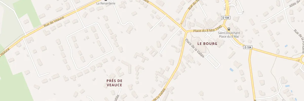 Plan du 3T Rue de Veauce à Saint-Doulchard