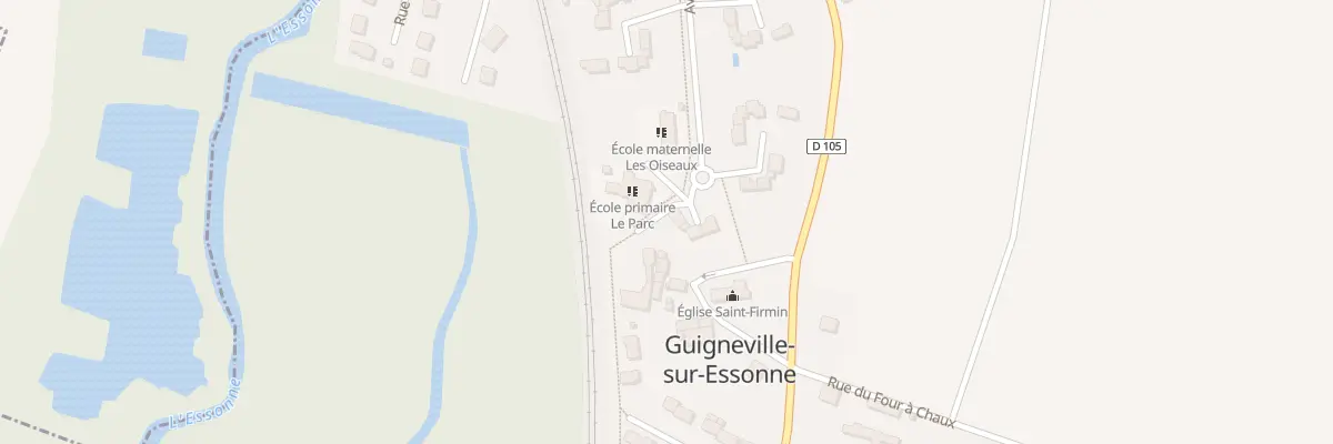 Plan du 1 All du Val Fleury à Guigneville-sur-Essonne