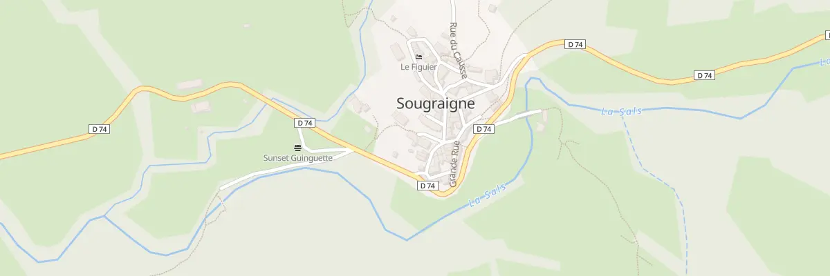 Plan du 9 Le Village à Sougraigne