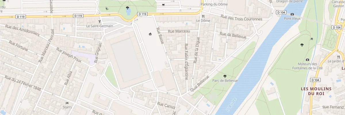 Plan du 6 Rue de l’Olivier à Carcassonne