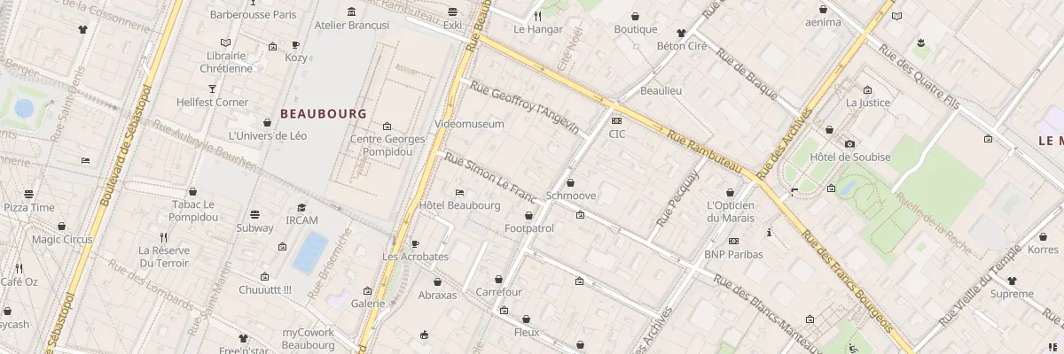 Plan du 51 Rue du Temple à Paris 4e Arrondissement