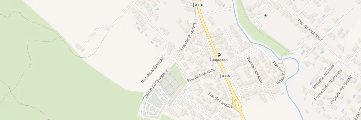 Plan du 11 Rue des Pyrénées à Villegailhenc